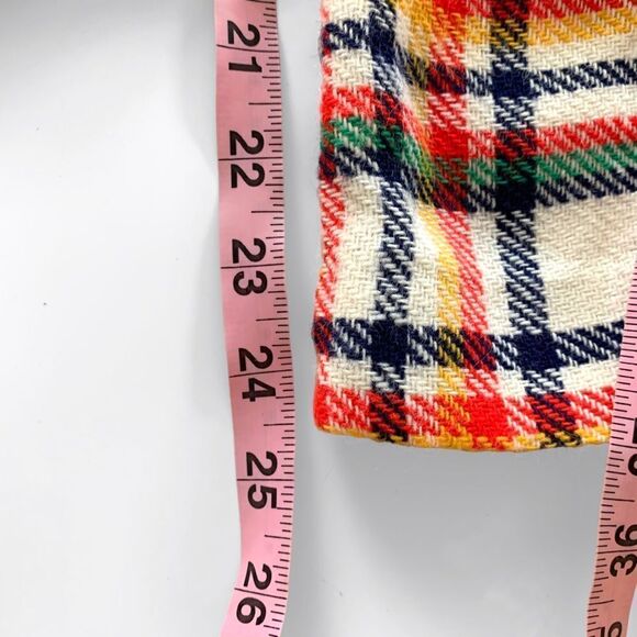 Vintage 1970’s Hi Waisted Plaid Bellbottom Pants - Picture 8 of 9